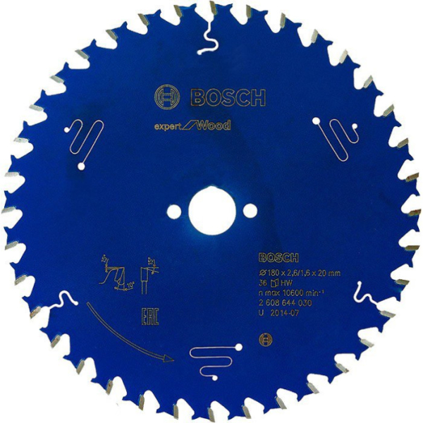 Пильный диск Bosch Expert for Wood 180×2,6×20, 36 ATB