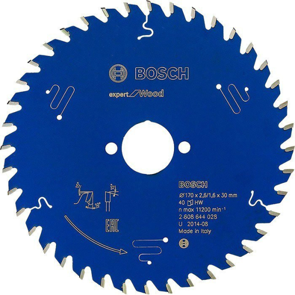 Пильный диск Bosch Expert for Wood 170×2,6×30, 40 ATB
