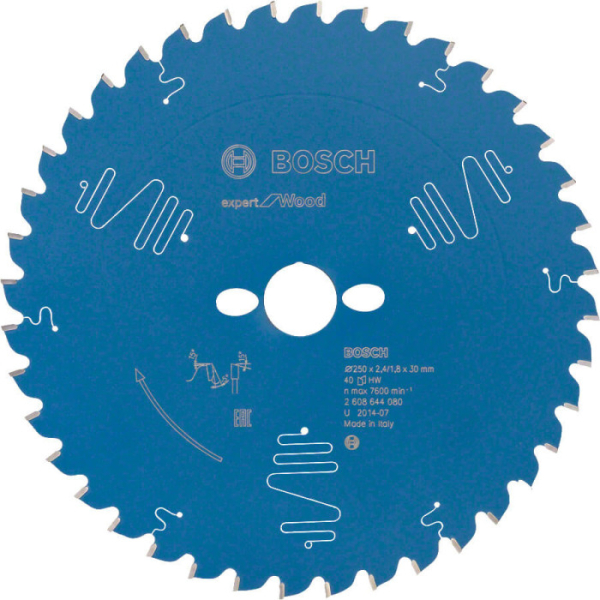 Пильный диск Bosch Expert for Wood 250×2,4×30, 40 ATB