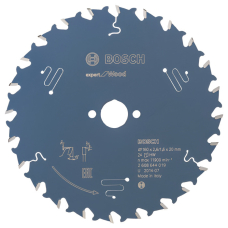 Пильный диск Bosch Expert for Wood 160×2.6×20, 24 ATB