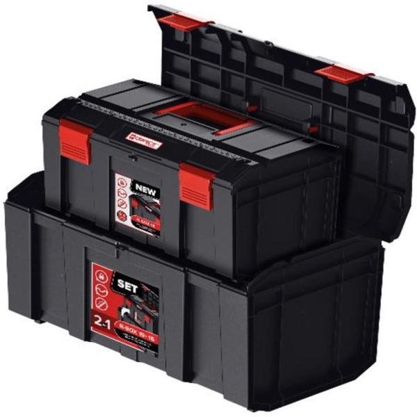 Набір інструментальних ящиків Qbrick System Regular R-Box Set 16"+19"