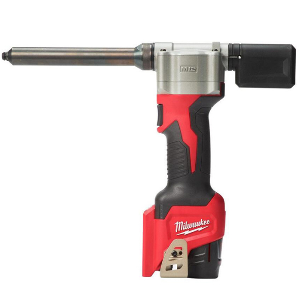 Аккумуляторный заклепочный пистолет Milwaukee M12 BPRT-201X, 1х2.0Аh, з/у C12 C, в динакейсе