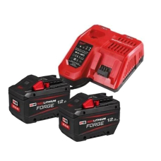 Энергокомплект Milwaukee M18 FORGENRG-122, 2 акб 18V 12Ah и быстрозарядное устройство M18 Dual Bay Super Charger