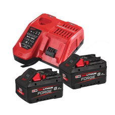 Энергокомплект Milwaukee M18 FORGENRG-802, 2x18V 8Ah, M18 Dual Bay Super Charger
