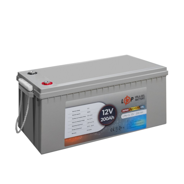 Аккумулятор гелевый LogicPower LPN-GL 12V - 200 Ah (JAPAN)