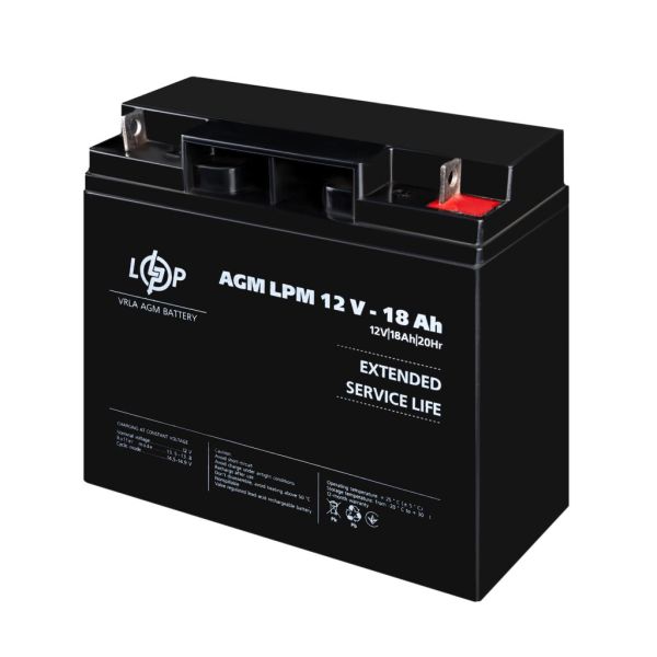 Аккумулятор LogicPower AGM LPM 12V - 18 Ah
