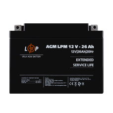 Аккумулятор LogicPower AGM LPM 12V - 26 Ah