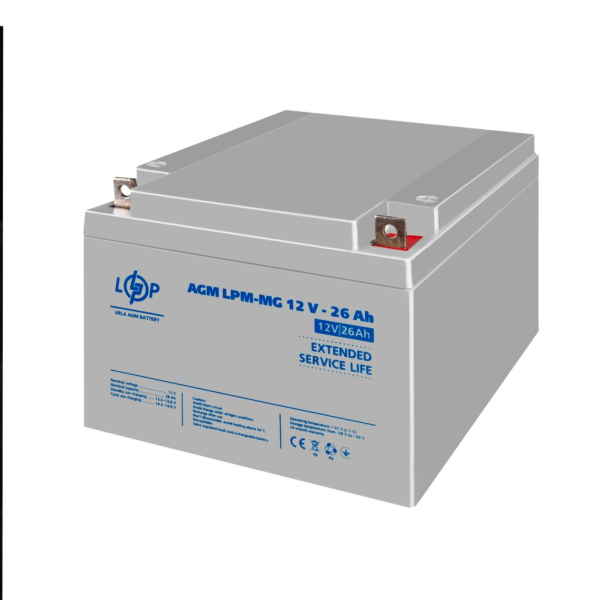 Акумулятор мультигелевий LogicPower LPM-MG 12V - 26 Ah