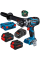 Акумуляторний ударний дриль-шуруповерт Bosch Professional GSB 18V-150 C, 2xProCORE18V 8.0Ah, з/п GAL 1880, в L-boxx