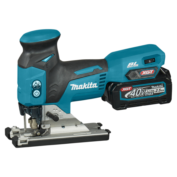 Аккумуляторный лобзик Makita XGT 40 V MAX JV001GD201, 2x2.5Ah, з/у DC40RA, в MakPac 3