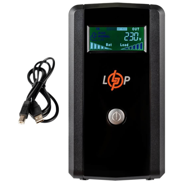 Источник бесперебойного питания LogicPower LP UL850VA 4Pro, 480W
