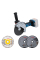 Акумуляторна кутова шліфмашина Bosch GWS 18V-180 P Professional, каркас, 3 диска