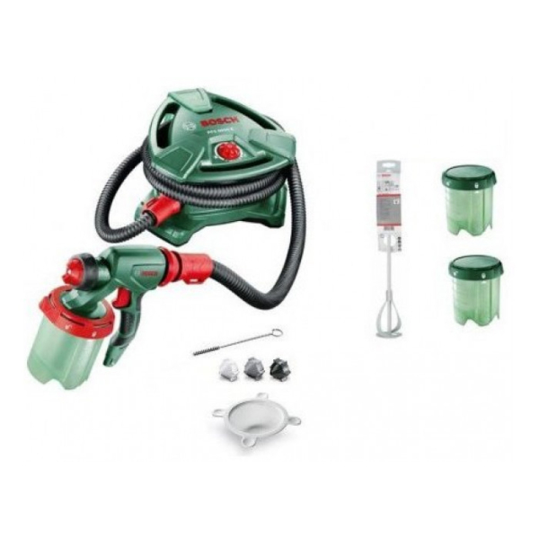 Фарбопульт електричний Bosch PFS 5000 E з додатковим контейнером та мішалкою