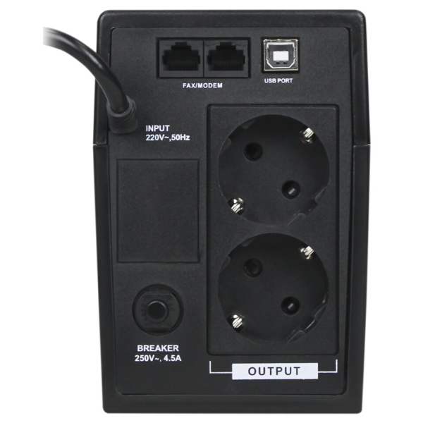 Джерело безперебійного живлення LogicPower LP U650VA-P, 390W