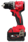 Аккумуляторный шуруповерт Milwaukee M18 BLDDRC-402C, 2xM18 B4 4.0 Ah, з/у M12-18С, в кейсе