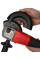Акумуляторна кутова шліфмашина Milwaukee M18 BLSAG125X-402X, 2xM18 B4 4.0Ah, з/п M12-18C, в кейсі