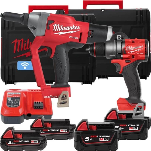 Набор аккумуляторных инструментов Milwaukee M18 FPP2G3-524X