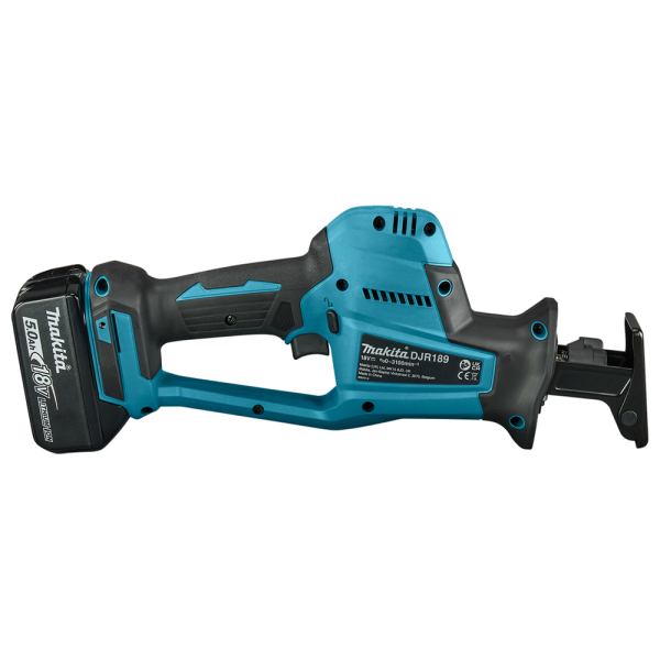 Акумуляторна шабельна пила Makita DJR189RTJ, 2x5.0Ah, з/п, в кейсі