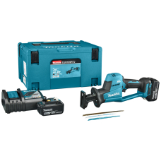 Акумуляторна шабельна пила Makita DJR189RTJ, 2x5.0Ah, з/п, в кейсі