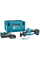 Аккумуляторная сабельная пила Makita DJR189RTJ, 2x5.0Ah, з/у, в кейсе