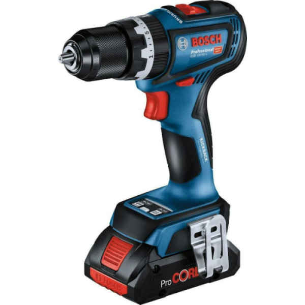 Аккумуляторный шуруповерт Bosch Professional GSR 18V-90 C, 2xProCORE 18V 4.0Ah, з/у GAL 18V-40, в L-Boxx 136