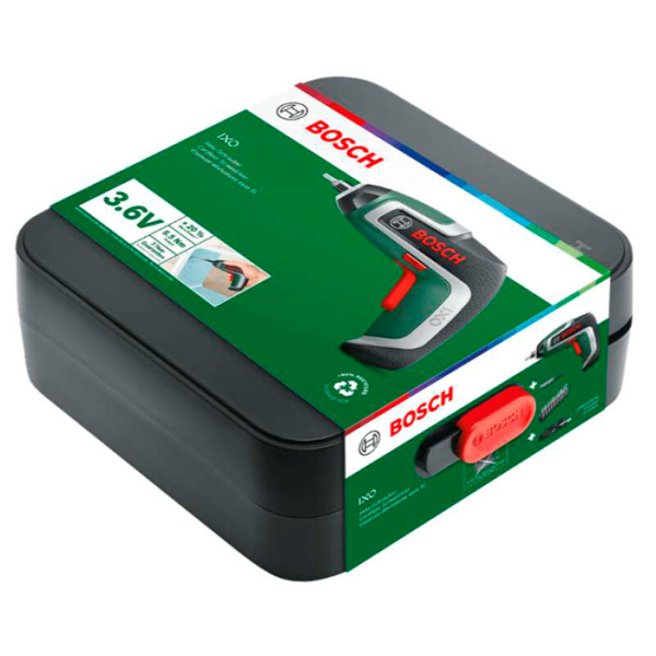 Акумуляторна викрутка Bosch IXO 7 з набором біт і магнітним тримачем