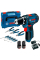 Акумуляторний шуруповерт Bosch GSR 12V-15, 2xGBA 12V 2.0Ah, з/п GAL 12V-20 та набір інструментів, кейс