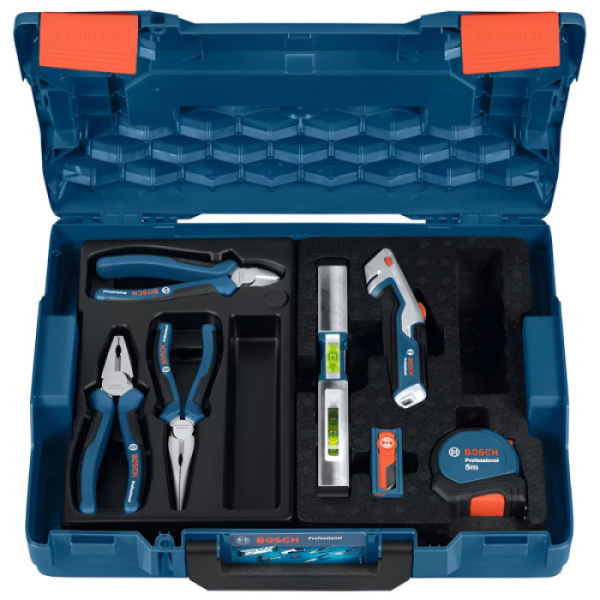 Набір плоскогубців Bosch Professional і ручних інструментів, 16 шт