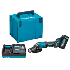 Акумуляторна кутова шліфмашина Makita XGT 40 V MAX GA050GT101, 1x5.0 Ah, з/п, кейс MakPac 4