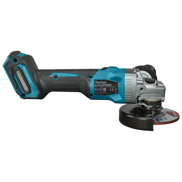 Акумуляторна кутова шліфмашина Makita XGT 40 V MAX GA005GM201, 2x4.0Ah, з/п, в кейсі MakPac 4