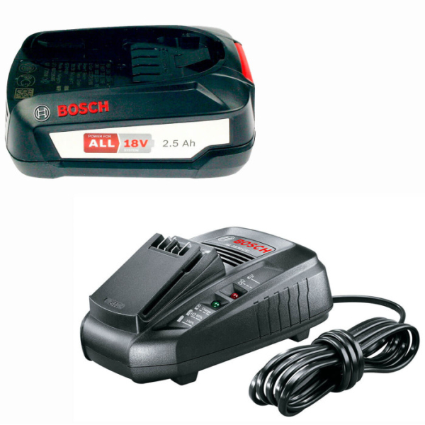 Комплект аккумулятор Bosch PBA 18V 2.5Ah, AL 1830 CV