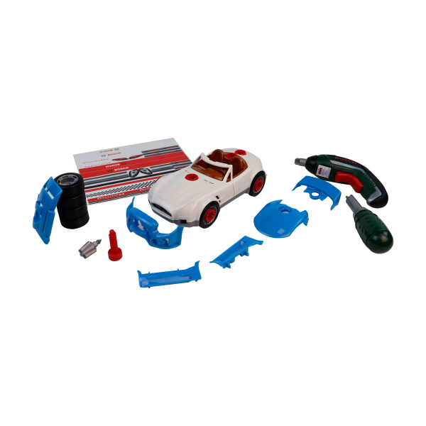 Игрушечный набор для тюнинга автомобиля Bosch Klein с шуруповертом Ixolino II (8630)