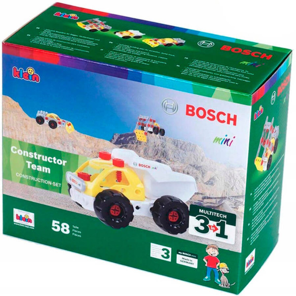 Детский конструктор 3-в-1: команда строителей Bosch (8792)