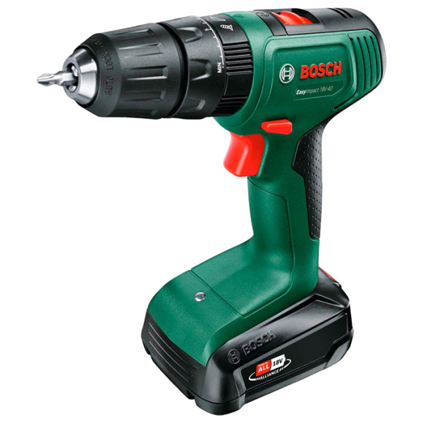 Акумуляторний ударний шуруповерт Bosch ЕаsyImpact 18V-40, 2xPBA 18V 2.0Ah, AL 18V-20, кейс
