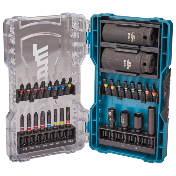 Набір ударних біт, головок та насадок Makita Impact Black, 30 шт