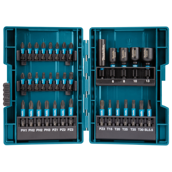Набор ударных сверл и бит Makita Impact Black, 35 шт