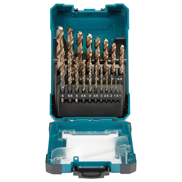 Набір свердел по металу HSS M-Force Makita, 19 шт