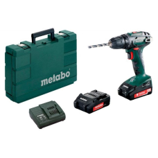 Акумуляторний шуруповерт Metabo BS 18, 2x1.5 Ah, з/п SC 30, кейс