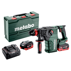 Акумуляторний комбінований перфоратор Metabo KH 18 LTX BL 35 Q, 2x5.5Ah, з/п, в кейсі metaBOX 185 XL