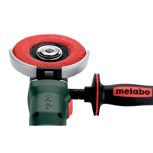 Акумуляторна болгарка Metabo WVBF 18 LT BL 11-125 Quick, каркас, в кейсі metaBOX 165 L