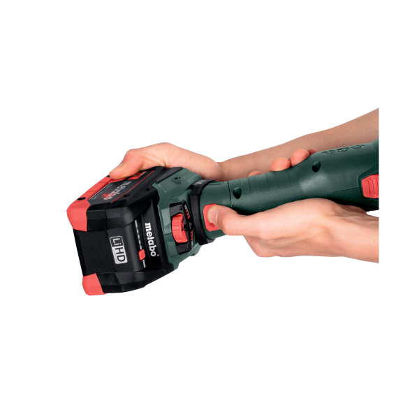 Акумуляторна болгарка Metabo WVBF 18 LT BL 15-125 Quick, каркас в кейсі metaBOX 165 L
