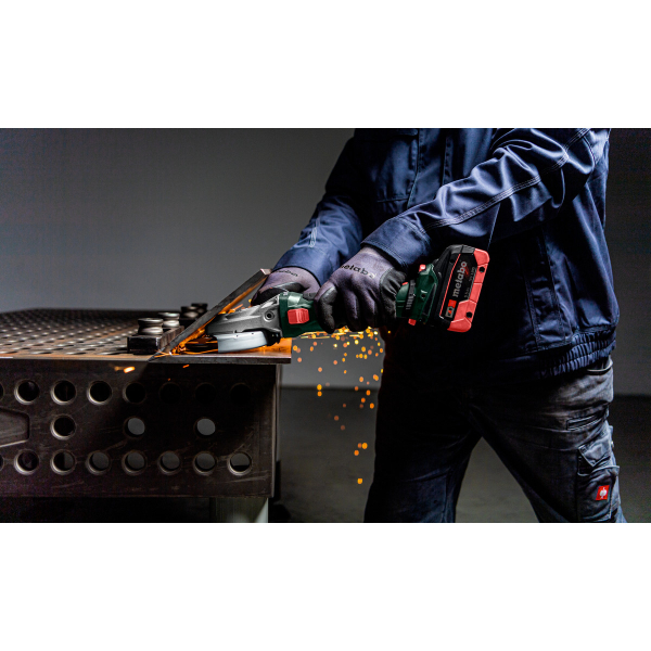 Акумуляторна болгарка Metabo WVBF 18 LT BL 15-125 Quick, каркас в кейсі metaBOX 165 L