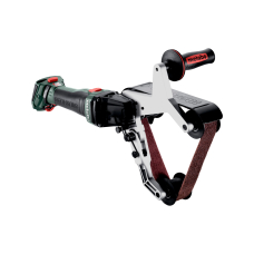 Аккумуляторная ленточная шлифовальная машина для труб Metabo RBVB 18 LTX BL 180, каркас, в кейсе metaBOX 185 XL