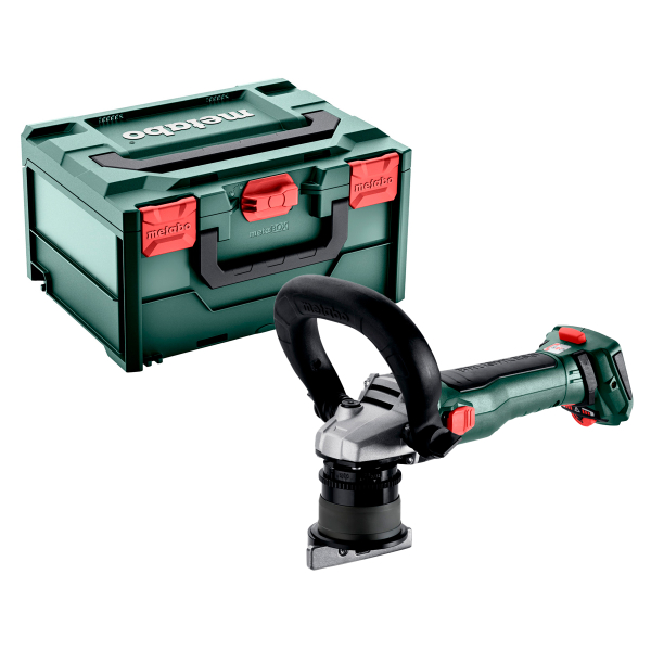 Акумуляторний фрезер для обробки металевих крайок Metabo KFMVB 18 LTX BL 4 RF, каркас, в metaBOX 215