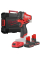Аккумуляторный гайковерт Milwaukee M12 FCIWF12G3-502X, 2x5.0Ah, з/п, в кейсе