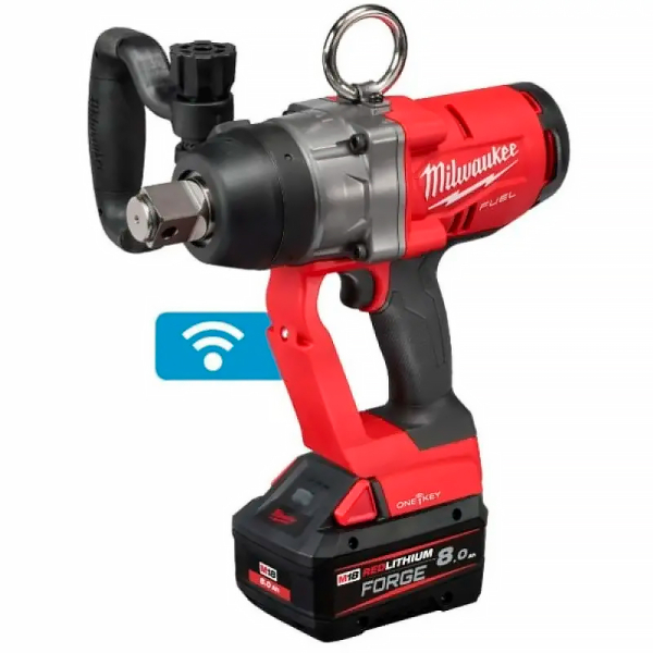 Аккумуляторный гайковерт Milwaukee M18 ONEFHIWF1-802X, 2x8.0 Ah Forge, M12-18FC Turbo, HD кейс