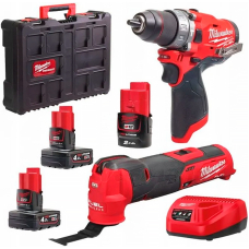 Набір інструментів акумуляторних MILWAUKEE, M12 FPP2AX-423P
