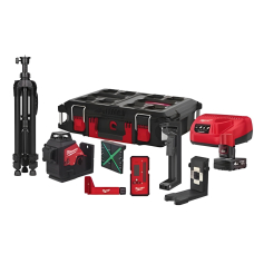 Аккумуляторный лазерный нивелир Milwaukee M12 3PLKIT-401P