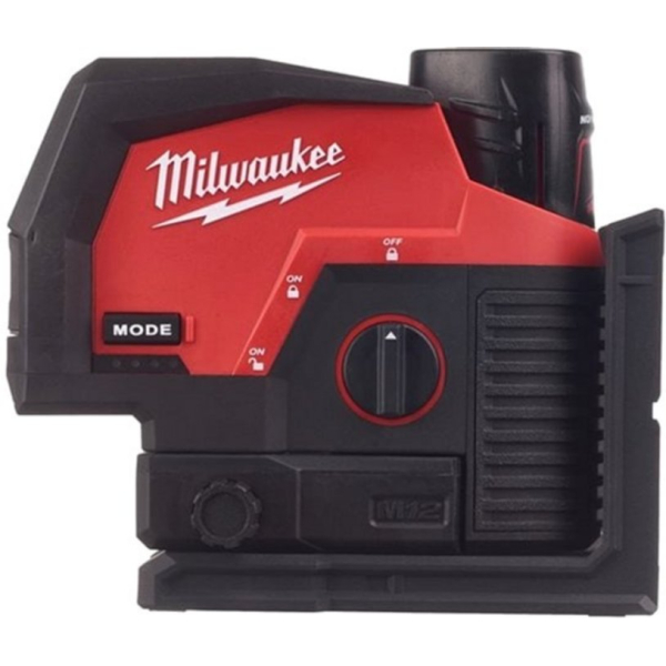 Линейно-точечный лазерный нивелир Milwaukee M12 CLLP-0C
