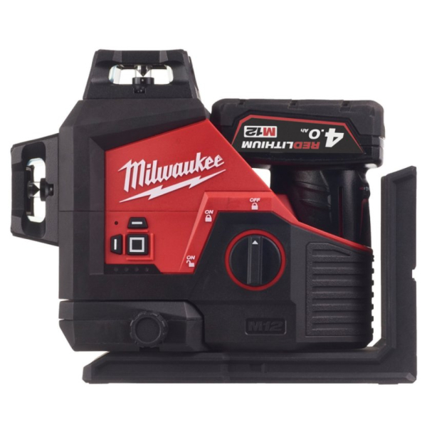 Аккумуляторный лазерный нивелир Milwaukee M12 3PL-401C